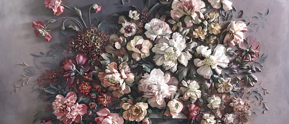 Tips for creating a three-dimensional still life from texture paste