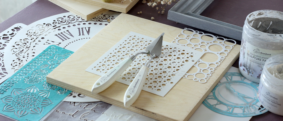 How to choose a stencil to create a three-dimensional pattern?