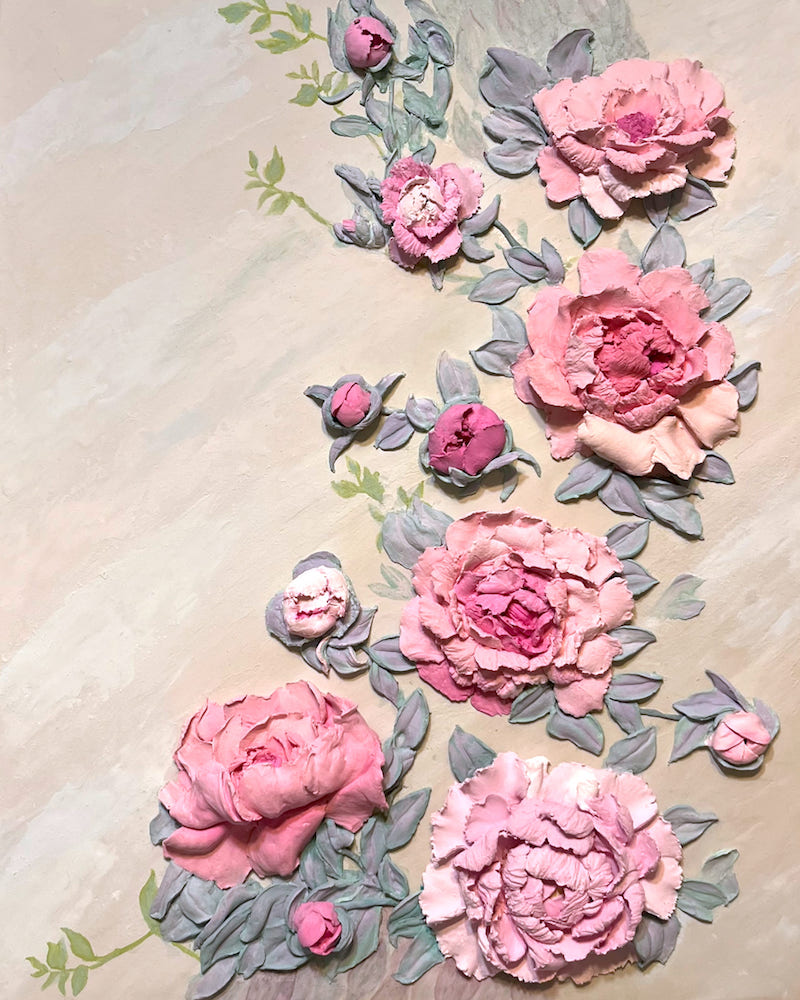 скульптурная живопись текстурной пастой