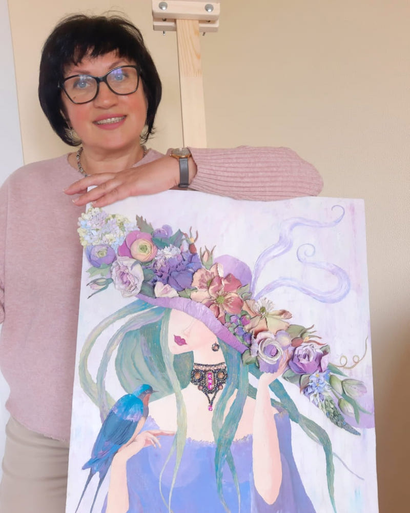 художник скульптурной живописи, объёмная живопись, удалённое обучение технике объёмной живописи